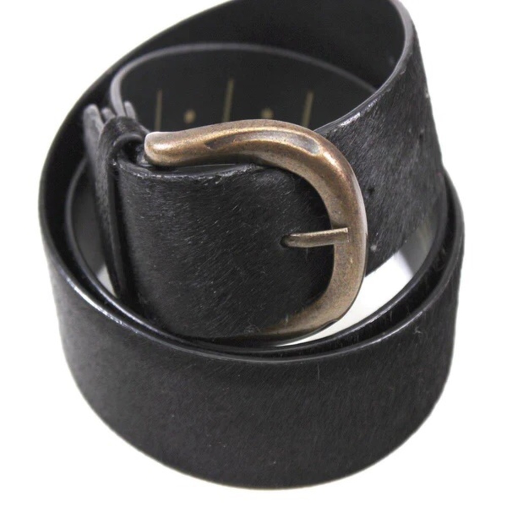 Diba True Womens Black Animal Print Adjustable Belt One Size